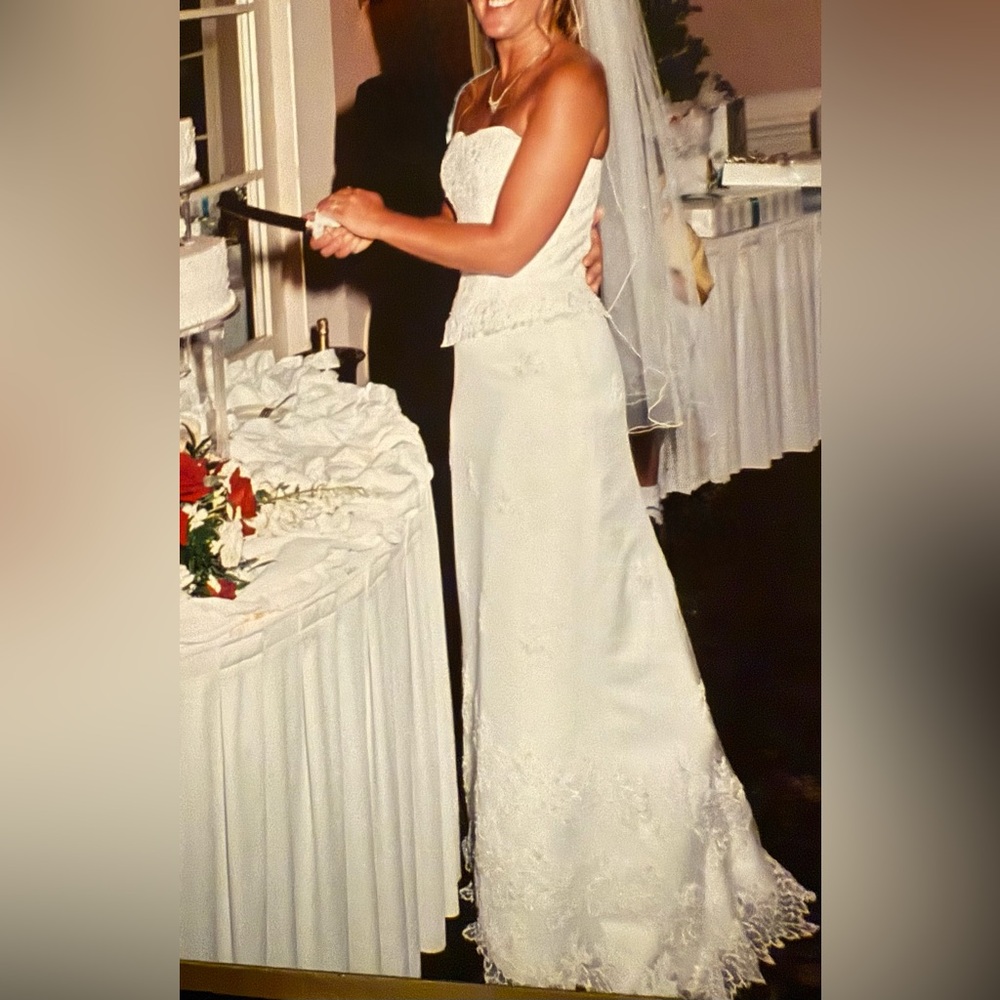 Wedding dress from David’s Bridal size 10